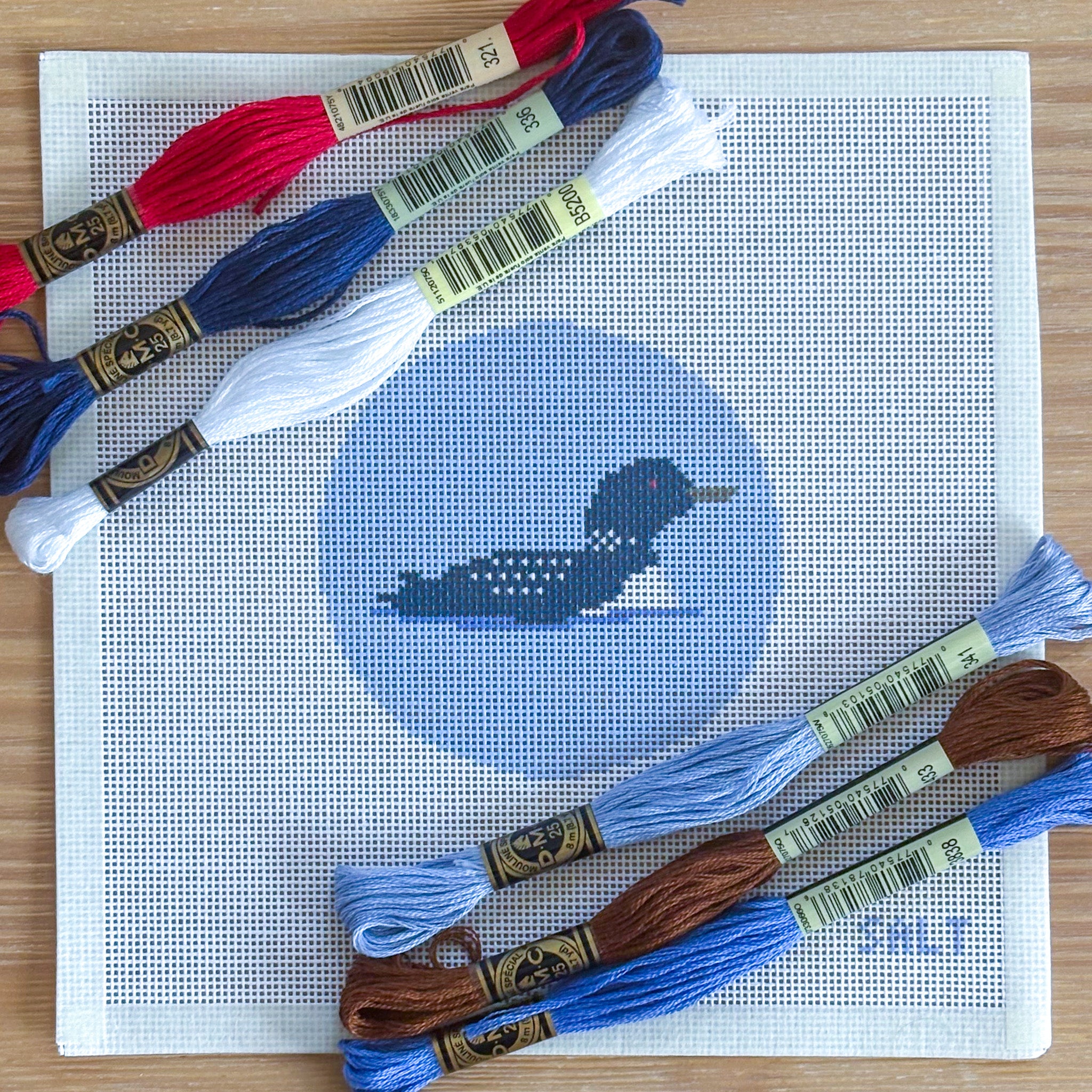 Loon Christmas Ornament Needlepoint Canvas