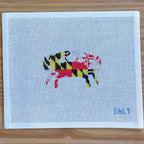 Maryland Crab Needlepoint Canvas