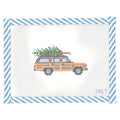 Vintage Woodie Wagon with Christmas Tree Needlepoint Canvas