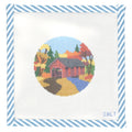 Covered Bridge (Large) Ornament Needlepoint Canvas