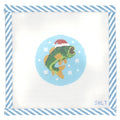 Jumping Bass Christmas Ornament Needlepoint Canvas