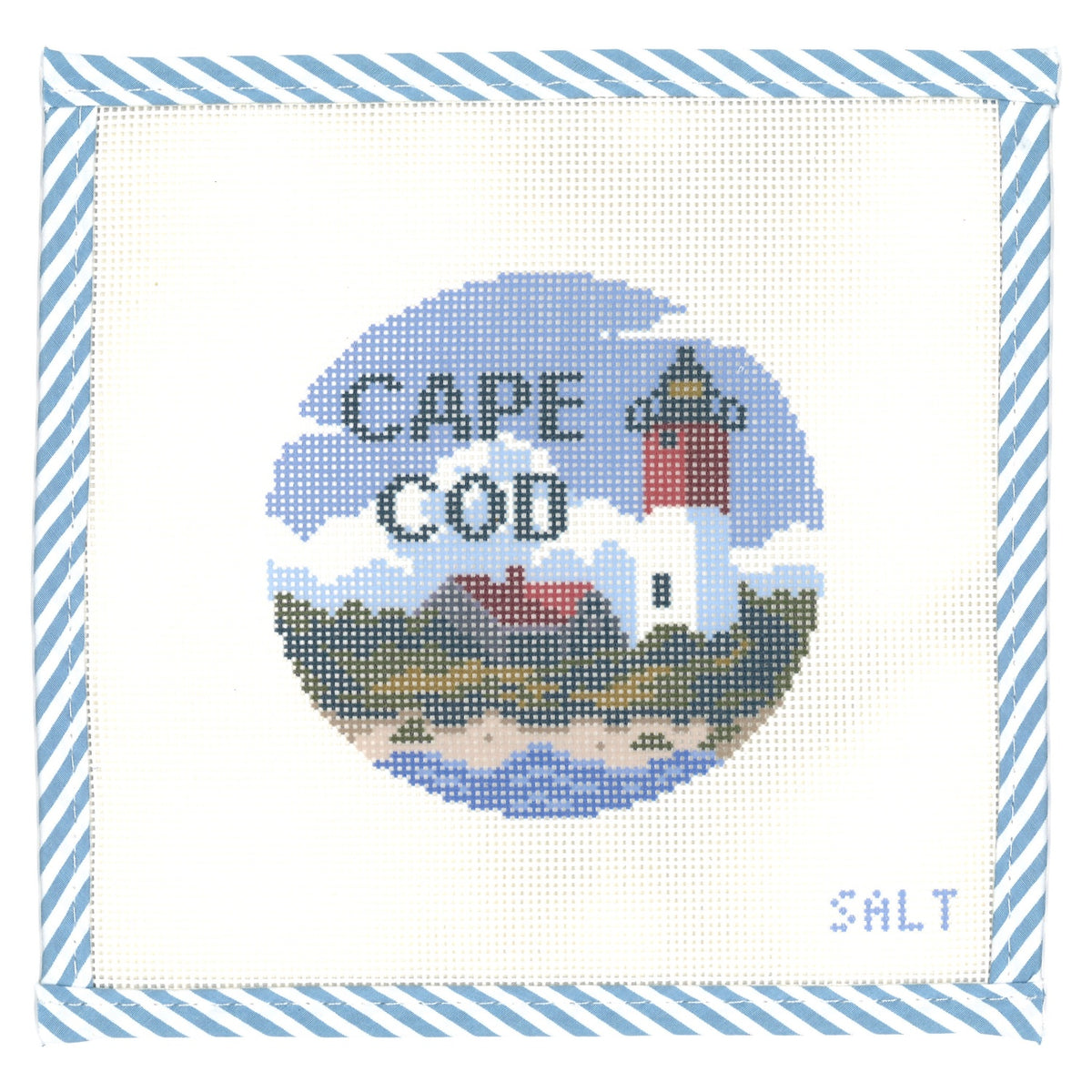 Cape Cod (Large) Ornament Needlepoint Canvas