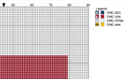 DIY Needlepoint Georgia State Flag | Digital Chart for Painting Your Own Canvas | Easy Needlepoint PDF | Instant Download | 13 Mesh