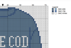 DIY Needlepoint Cape Cod Sweatshirt (Blue) Pattern | Digital Chart for Painting Your Own Canvas | Easy Needlepoint PDF | Instant Download | 18 Mesh