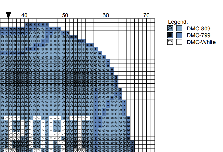 DIY Needlepoint Newport Sweatshirt (Blue) Pattern | Digital Chart for Painting Your Own Canvas | Easy Needlepoint PDF | Instant Download | 18 Mesh