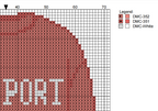 DIY Needlepoint Newport Sweatshirt (Red) Pattern | Digital Chart for Painting Your Own Canvas | Easy Needlepoint PDF | Instant Download | 18 Mesh