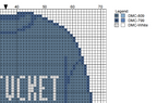DIY Needlepoint Nantucket Sweatshirt (Blue) Pattern | Digital Chart for Painting Your Own Canvas | Easy Needlepoint PDF | Instant Download | 18 Mesh