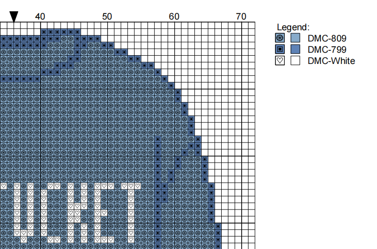 DIY Needlepoint Nantucket Sweatshirt (Blue) Pattern | Digital Chart for Painting Your Own Canvas | Easy Needlepoint PDF | Instant Download | 18 Mesh