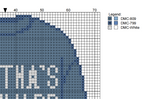 DIY Needlepoint Martha's Vineyard Sweatshirt (Blue) Pattern | Digital Chart for Painting Your Own Canvas | Easy Needlepoint PDF | Instant Download | 18 Mesh
