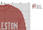 DIY Needlepoint Charleston Sweatshirt (Red) Pattern | Digital Chart for Painting Your Own Canvas | Easy Needlepoint PDF | Instant Download | 18 Mesh