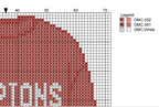 DIY Needlepoint Hamptons Sweatshirt (Red) Pattern | Digital Chart for Painting Your Own Canvas | Easy Needlepoint PDF | Instant Download | 18 Mesh