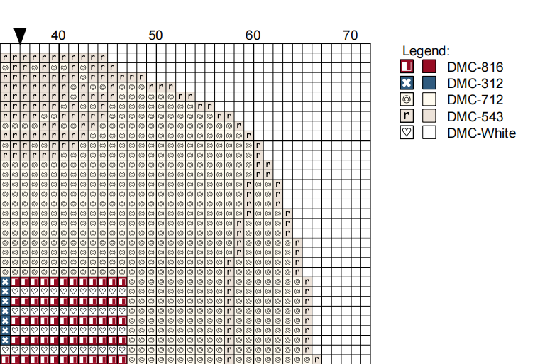 DIY Needlepoint USA Sweater (Cream) Pattern | Digital Chart for Painting Your Own Canvas | Easy Needlepoint PDF | Instant Download | 18 Mesh