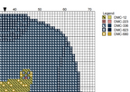 DIY Needlepoint Golden Retriever Sweater (Navy) Pattern | Digital Chart for Painting Your Own Canvas | Easy Needlepoint PDF | Instant Download | 18 Mesh