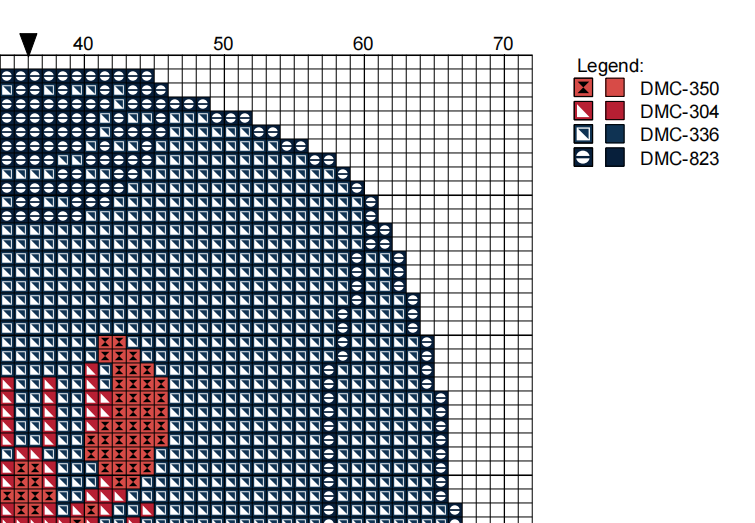 DIY Needlepoint Lobster Sweater (Navy) Pattern | Digital Chart for Painting Your Own Canvas | Easy Needlepoint PDF | Instant Download | 18 Mesh