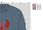 DIY Needlepoint Lobster Sweater (Navy) Pattern | Digital Chart for Painting Your Own Canvas | Easy Needlepoint PDF | Instant Download | 18 Mesh