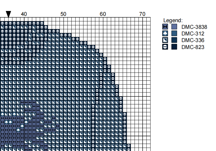 DIY Needlepoint Crab Sweater (Navy) Pattern | Digital Chart for Painting Your Own Canvas | Easy Needlepoint PDF | Instant Download | 18 Mesh