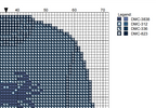 DIY Needlepoint Crab Sweater (Navy) Pattern | Digital Chart for Painting Your Own Canvas | Easy Needlepoint PDF | Instant Download | 18 Mesh
