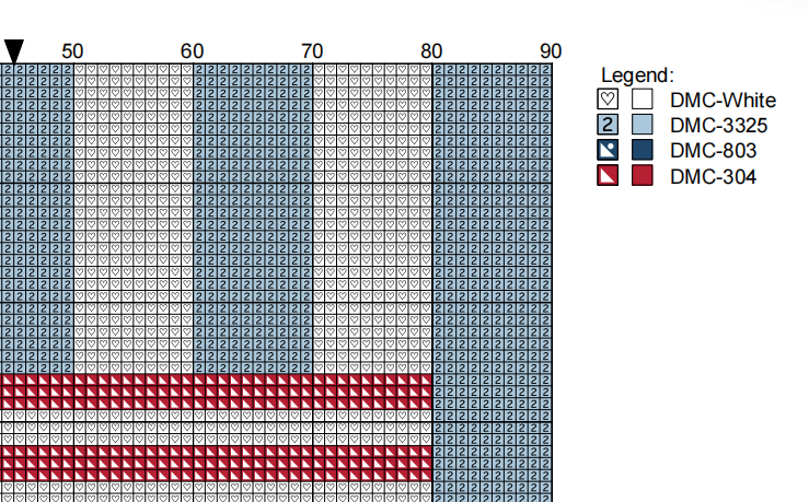 DIY Needlepoint USA Flag on Stripes | Digital Chart for Painting Your Own Canvas | Easy Needlepoint PDF | Instant Download | 18 Mesh