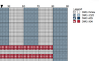 DIY Needlepoint USA Flag on Stripes | Digital Chart for Painting Your Own Canvas | Easy Needlepoint PDF | Instant Download | 18 Mesh