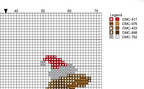 DIY Needlepoint Weiner Dog (Dachshund) in Santa Hat | Digital Chart for Painting Your Own Canvas | Easy Needlepoint PDF | Instant Download | 18 Mesh