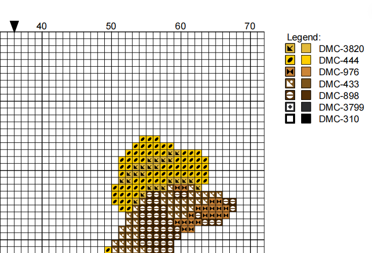 DIY Needlepoint Weiner Dog (Dachshund) in Yellow Jacket | Digital Chart for Painting Your Own Canvas | Easy Needlepoint PDF | Instant Download | 18 Mesh