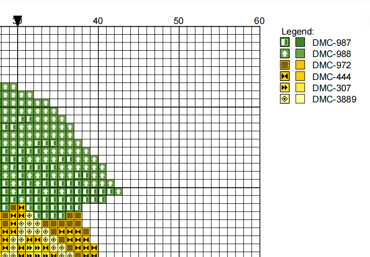 DIY Needlepoint Lemon | Digital Chart for Painting Your Own Canvas | Easy Needlepoint PDF | Instant Download | 18 Mesh