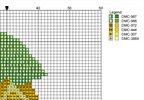 DIY Needlepoint Lemon | Digital Chart for Painting Your Own Canvas | Easy Needlepoint PDF | Instant Download | 18 Mesh