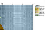 DIY Needlepoint Lemon on Blue | Digital Chart for Painting Your Own Canvas | Easy Needlepoint PDF | Instant Download | 18 Mesh
