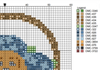 DIY Needlepoint Dog In Basket With Flowers | Digital Chart for Painting Your Own Canvas | Easy Needlepoint PDF | Instant Download | 18 Mesh