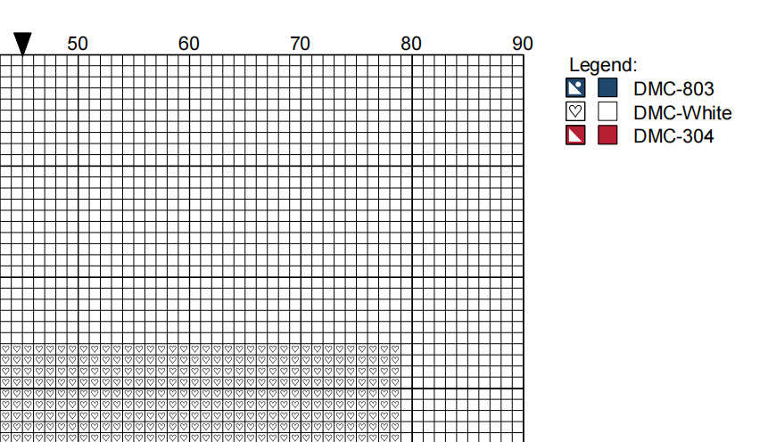 DIY Needlepoint Texas State Flag | Digital Chart for Painting Your Own Canvas | Easy Needlepoint PDF | Instant Download | 13 Mesh