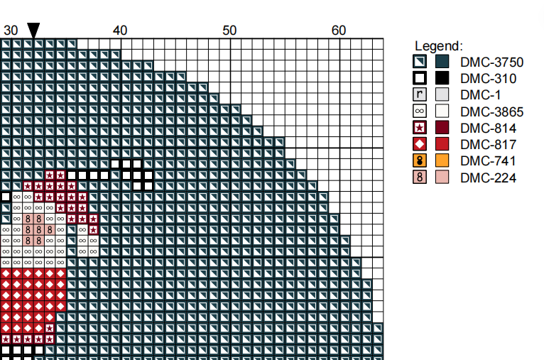 DIY Needlepoint Santa Golfing Ornament | Digital Chart for Painting Your Own Canvas | Easy Needlepoint PDF | Instant Download | 18 Mesh