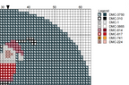 DIY Needlepoint Santa Golfing Ornament | Digital Chart for Painting Your Own Canvas | Easy Needlepoint PDF | Instant Download | 18 Mesh