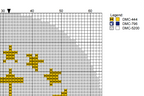 DIY Needlepoint Rhode Island Flag Ornament | Digital Chart for Painting Your Own Canvas | Easy Needlepoint PDF | Instant Download | 18 Mesh