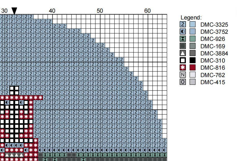 DIY Needlepoint Channel Marker Buoy Ornament | Digital Chart for Painting Your Own Canvas | Easy Needlepoint PDF | Instant Download | 18 Mesh