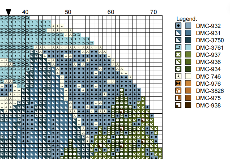 DIY Needlepoint US National Park Yosemite Ornament | Digital Chart for Painting Your Own Canvas | Easy Needlepoint PDF | Instant Download | 18 Mesh