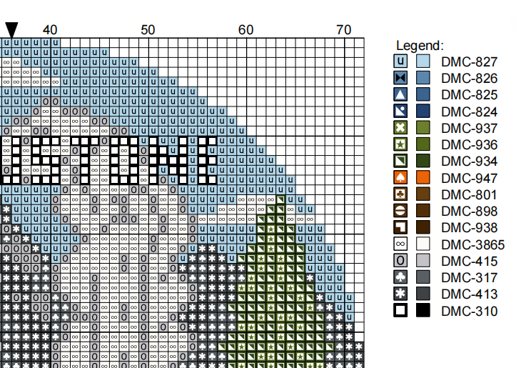 DIY Needlepoint US National Park Yellowstone Ornament | Digital Chart for Painting Your Own Canvas | Easy Needlepoint PDF | Instant Download | 18 Mesh