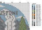 DIY Needlepoint US National Park Yellowstone Ornament | Digital Chart for Painting Your Own Canvas | Easy Needlepoint PDF | Instant Download | 18 Mesh