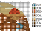 DIY Needlepoint US National Park Grand Canyon Ornament | Digital Chart for Painting Your Own Canvas | Easy Needlepoint PDF | Instant Download | 18 Mesh