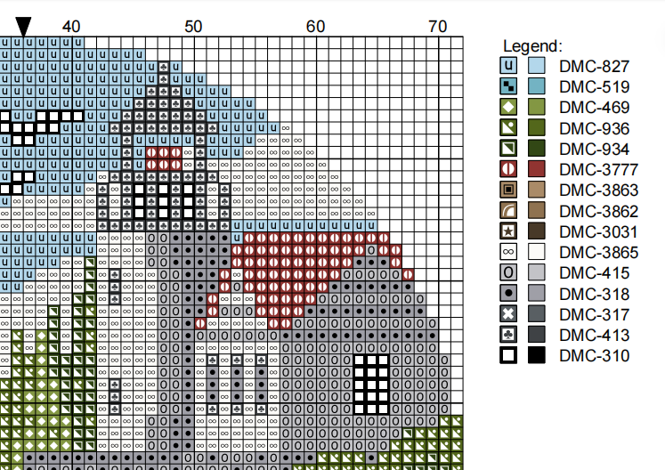 DIY Needlepoint US National Park Acadia Ornament | Digital Chart for Painting Your Own Canvas | Easy Needlepoint PDF | Instant Download | 18 Mesh