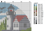 DIY Needlepoint US National Park Acadia Ornament | Digital Chart for Painting Your Own Canvas | Easy Needlepoint PDF | Instant Download | 18 Mesh