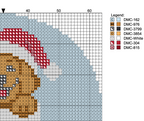 Puppy in a Christmas Stocking Ornament