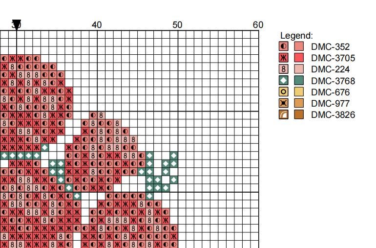 DIY Needlepoint Rose Bouquet Pattern | Digital Chart for Painting Your Own Canvas | Easy Needlepoint PDF | Instant Download | 18 Mesh