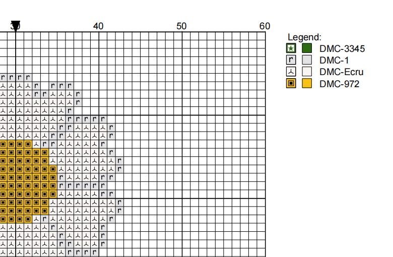 DIY Needlepoint Daisy Flower Pattern | Digital Chart for Painting Your Own Canvas | Easy Needlepoint PDF | Instant Download | 18 Mesh