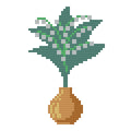 DIY Needlepoint Lily Of The Valley Bouquet | Digital Chart for Painting Your Own Canvas | Easy Needlepoint PDF | Instant Download | 18 Mesh