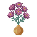 DIY Needlepoint Aster Bouquet Pattern | Digital Chart for Painting Your Own Canvas | Easy Needlepoint PDF | Instant Download | 18 Mesh