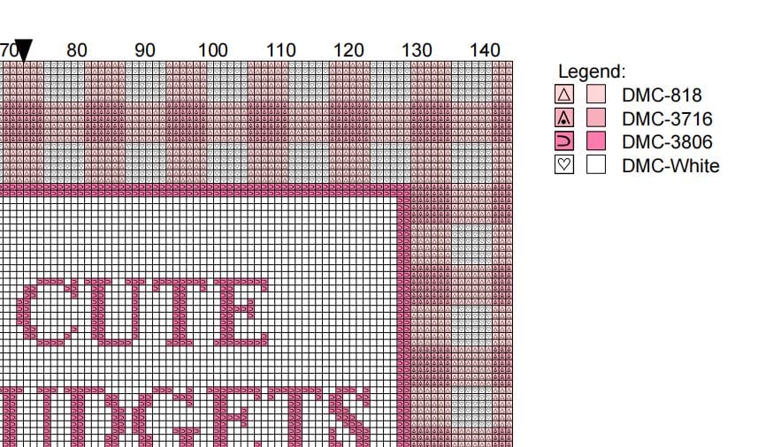 DIY Needlepoint Too Cute For Budgets | Digital Chart for Painting Your Own Canvas | Easy Needlepoint PDF | Instant Download | 18 Mesh