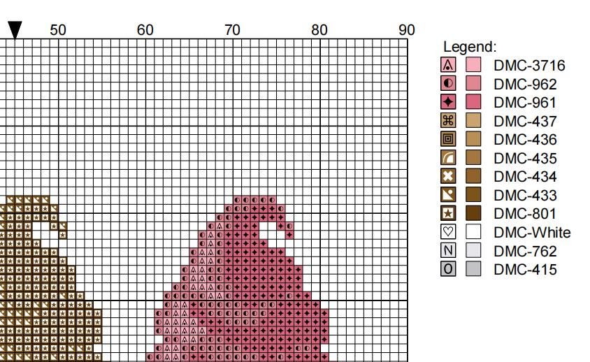 DIY Needlepoint 3 Cones Neopolitan | Digital Chart for Painting Your Own Canvas | Easy Needlepoint PDF | Instant Download | 18 Mesh