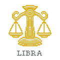 DIY Needlepoint Libra Zodiac Sign Pattern | Digital Chart for Painting Your Own Canvas | Easy Needlepoint PDF | Instant Download | 18 Mesh