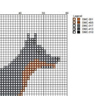 DIY Needlepoint Blue Heeler Dog Pattern | Digital Chart for Painting Your Own Canvas | Easy Needlepoint PDF | Instant Download | 18 Mesh