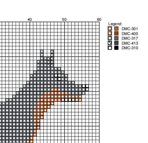 DIY Needlepoint Blue Heeler Dog Pattern | Digital Chart for Painting Your Own Canvas | Easy Needlepoint PDF | Instant Download | 18 Mesh